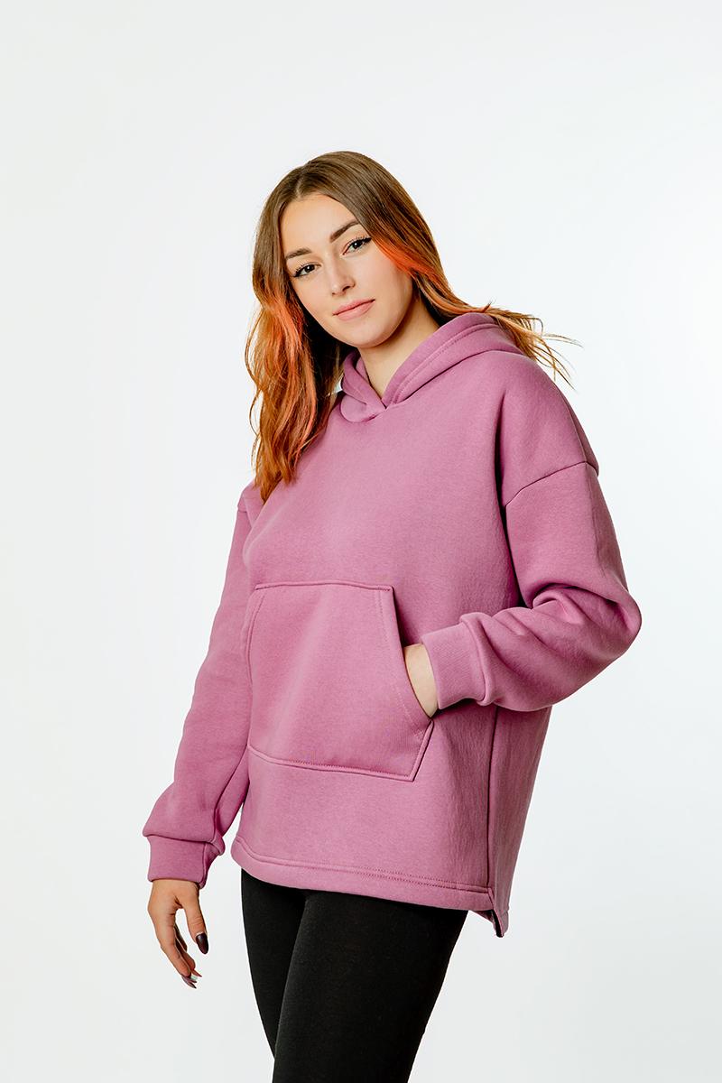 Blush Bloom Long Hooded Sweatshirt